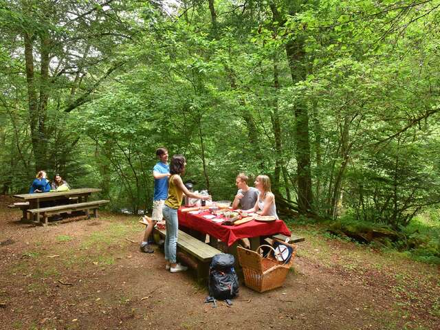 Aire de pique nique de la Cascade des Jarrauds