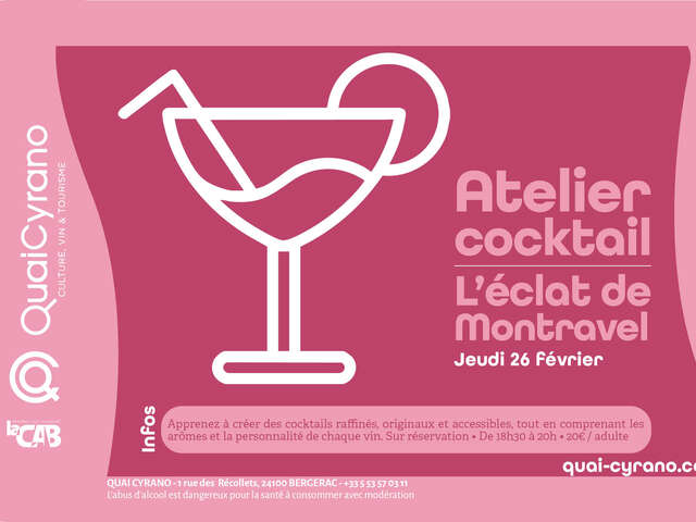 Atelier cocktail | L’éclat de Montravel