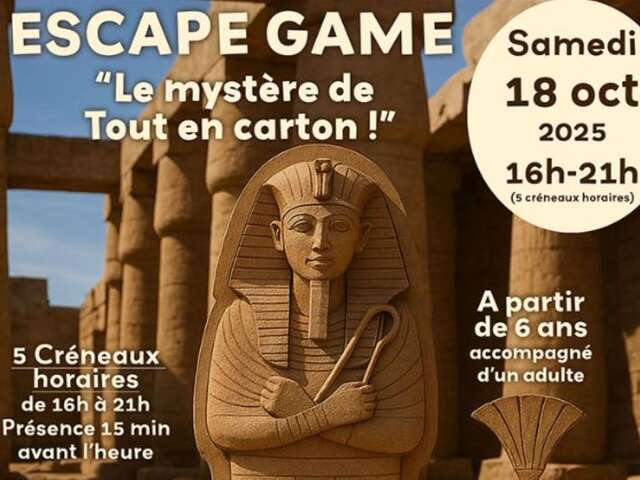 ESCAPE GAME | Le mystère de Tout en carton !