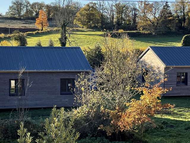 Village de maisons en bois accessible PMR