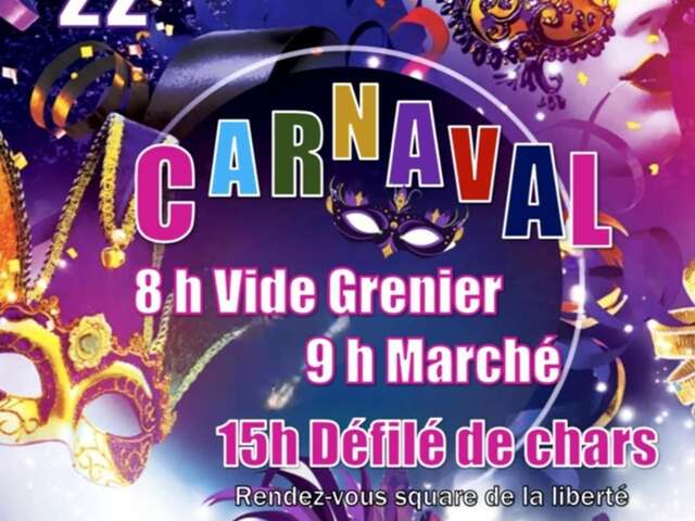 Carnaval, vide-grenier et marché