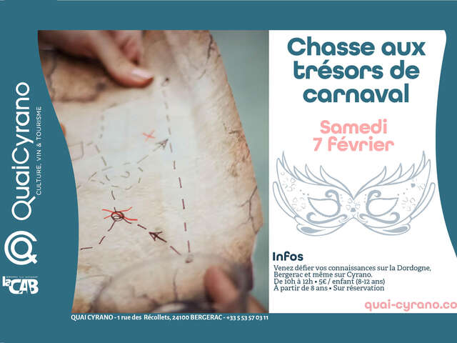 Chasse aux trésors de carnaval