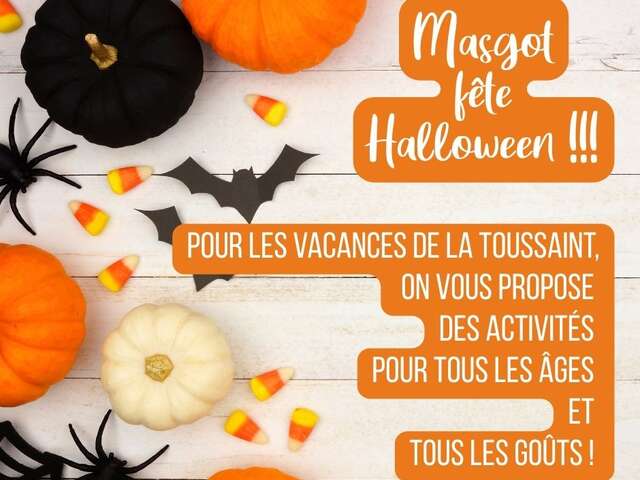 Masgot fête Halloween !