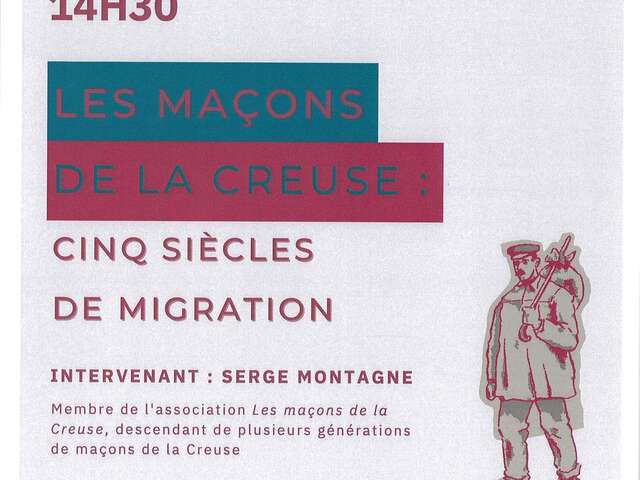 Conférence Les Maçons de la Creuse
