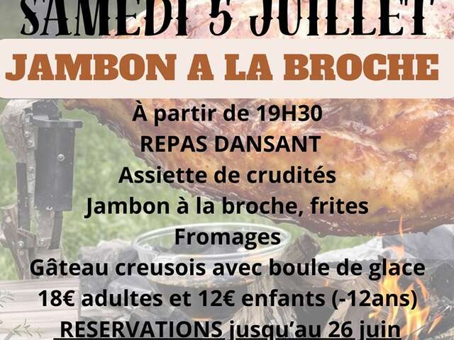 Fête patronale et jambon à la broche