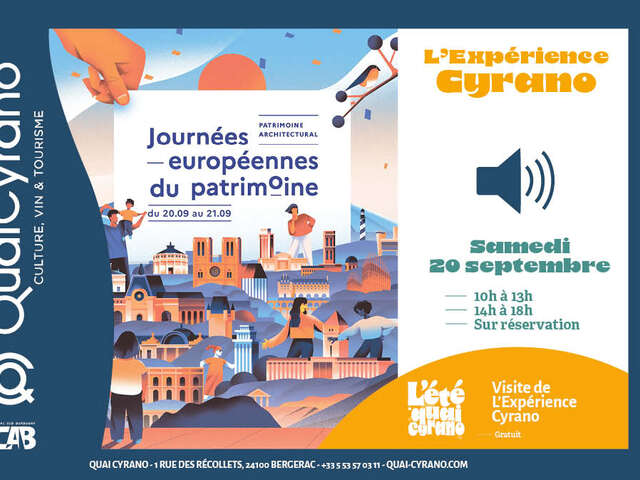 Journées Européennes du Patrimoine : Visite de L’Expérience Cyrano