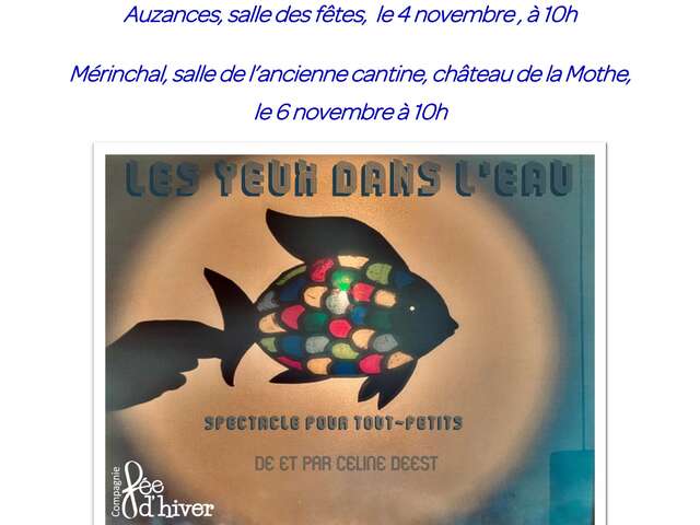 SPECTACLE PETIT ENFANCE : Les yeux dans l'eau