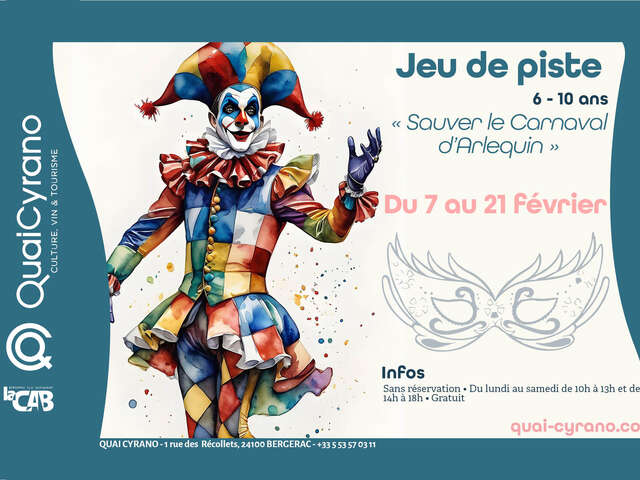 Jeu de piste | Sauver le Carnaval d’Arlequin