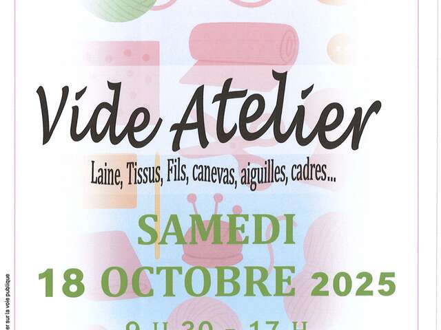 Octobre rose : Vide-atelier