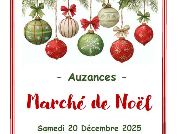Marché de Noël à Auzances