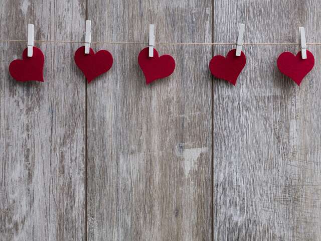Repas Saint Valentin de l'Auberge de la Fontaine aux loups