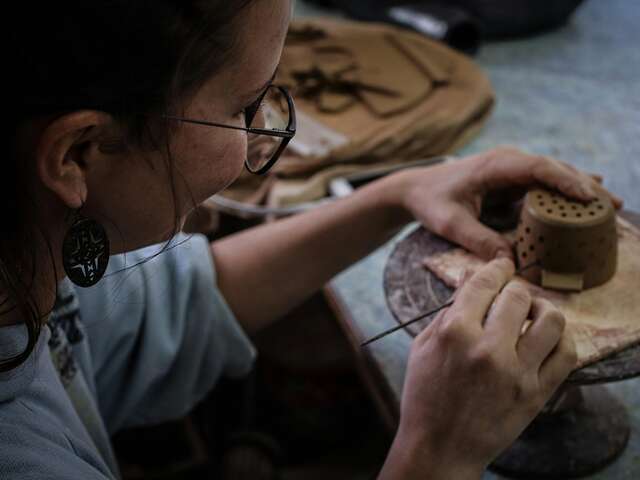 Atelier modelage en argile