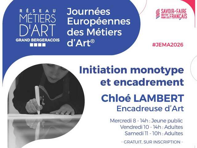 JEMA | Initiation Jeune Public au Monotype et encadrement