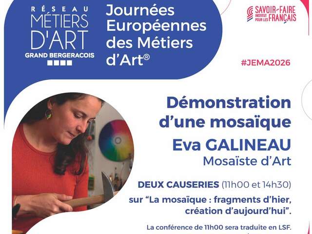 JEMA | Demonstration d'une mosaïque et causeries à la Micro Folie