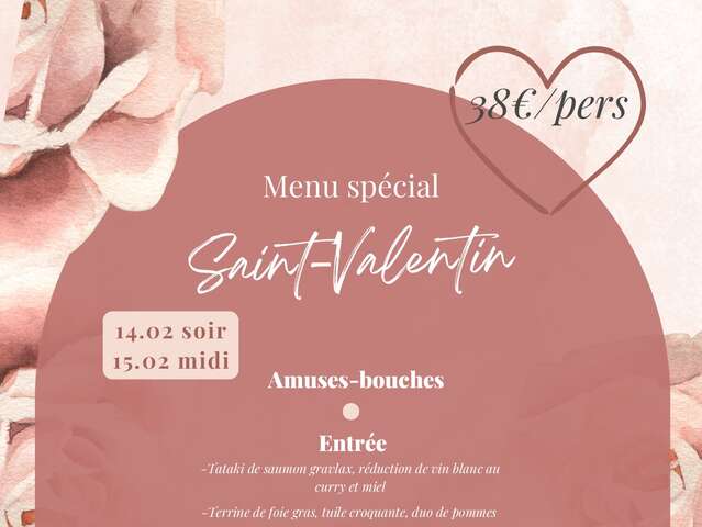Menu de Saint-Valentin