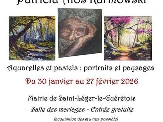 Exposition : aquarelles et pastels
