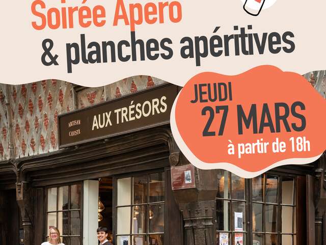 Soirée Apéro & planches apéritives