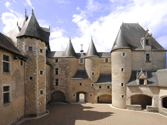 Atelier conception cartes de voeux au château de Fougères-sur-Bièvre