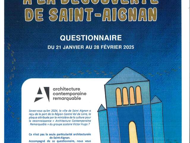 Nuits de la lecture A la découverte de Saint-Aignan