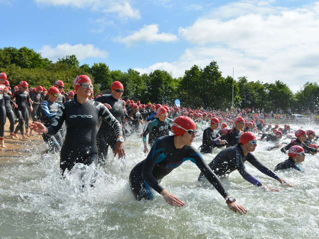 Triathlon des Coteaux du Vendômois à Villiers-sur-Loir