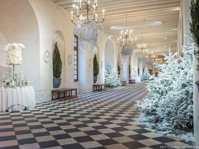 Chenonceau, un Noël de porcelaine.