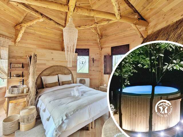 CABANE INDONÉSIENNE, BAIN NORDIQUE, 2 PERS