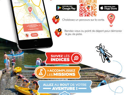 JEU DE PISTE NUMÉRIQUE À ST JULIEN DE CONCELLES AVEC ZÉLIE LA LIBELLULE .