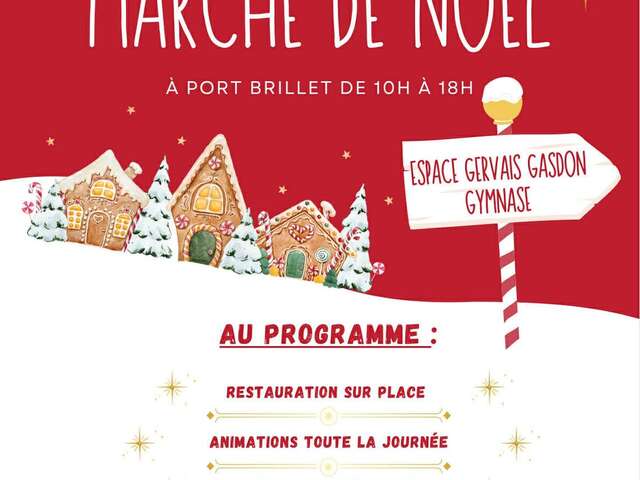Marché de Noël à Port-Brillet