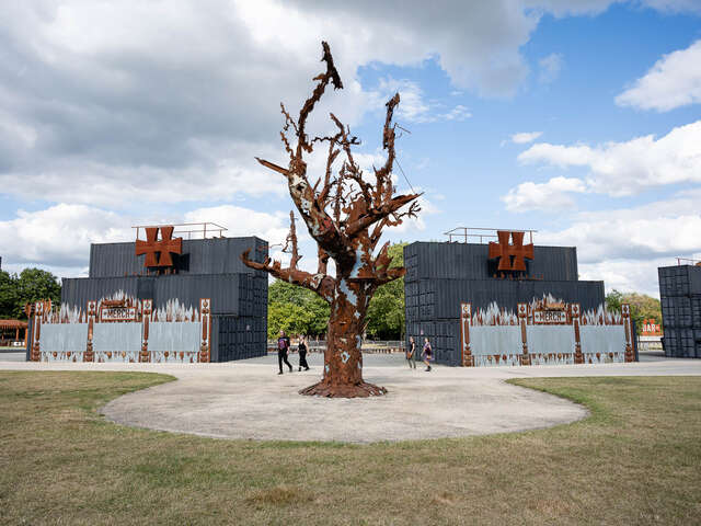 Le site du festival Hellfest