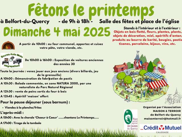 Fête du printemps à Belfort-du-Quercy