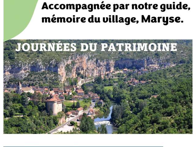 Visite guidée de Cabrerets