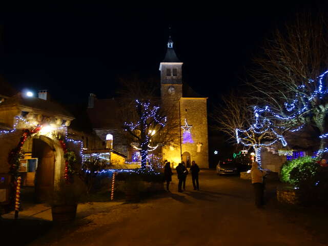 Illuminations de Noël à Lunegarde