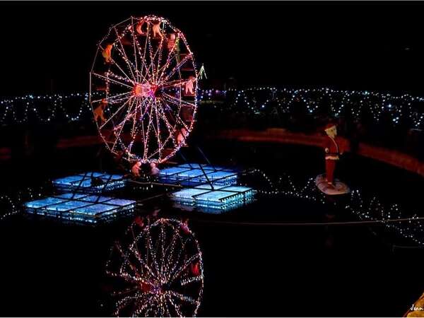Illuminations de Noël à Lunegarde