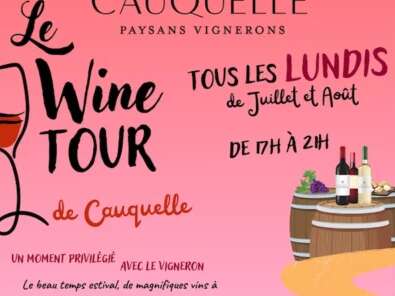 Soirée Wine tour au Domaine de Cauquelle