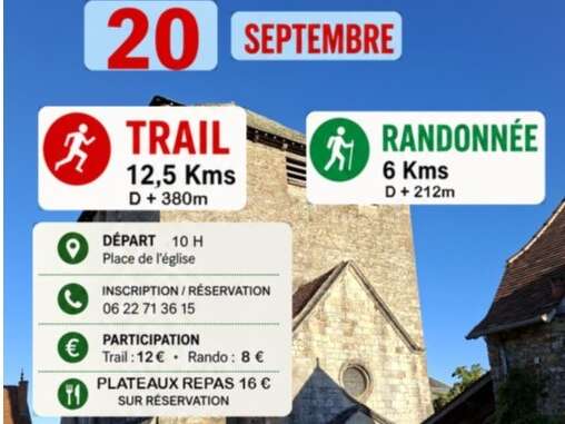 Trail Rando du Patrimoine à Saint Pierre Toirac