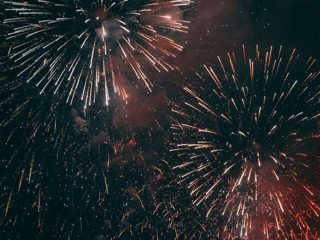 Feux d'artifice à Condat