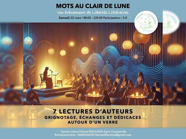 7 lectures d'auteurs "Mots au clair de lune"