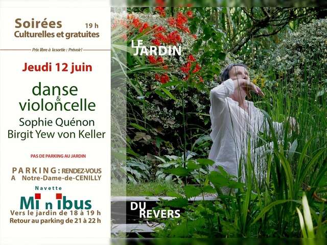 Danse & violoncelle au jardin du Revers