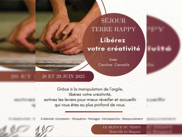 "Terre Happy" réveillez votre créativité par l'argile