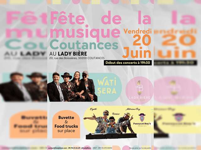 Fête de la musique : Wati Sera & Pussycat Boy's