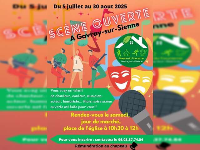 Scène ouverte au marché !