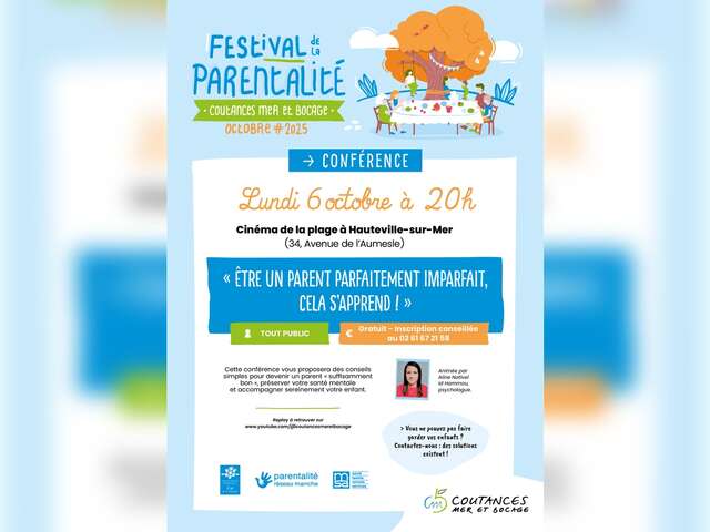 Conférence "Être un parent parfaitement imparfait, cela s'apprend"