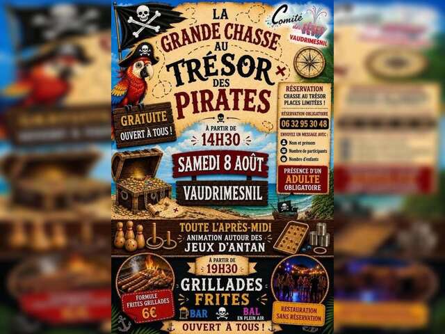 La grande chasse aux trésor des pirates