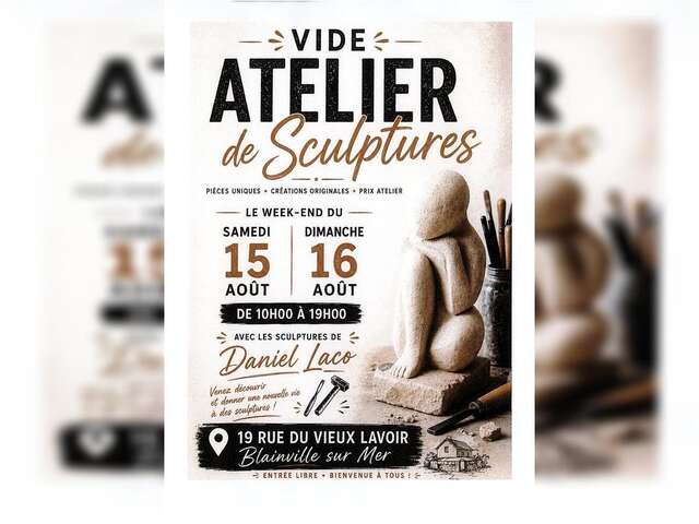 Vide-atelier de sculptures