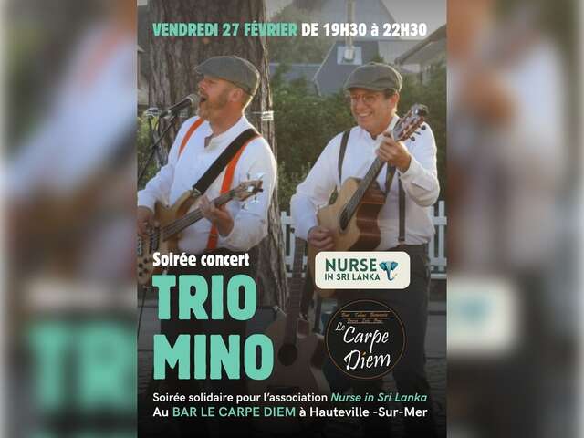 Concert au Carpe Diem : Trio Mino