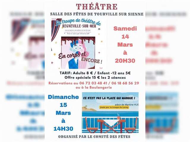 Théâtre "Ce n'est pas la place qui manque"