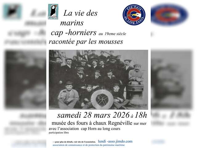 Conférence "La vie des marins cap-horniers au 19e siècle racontée par les mousses"