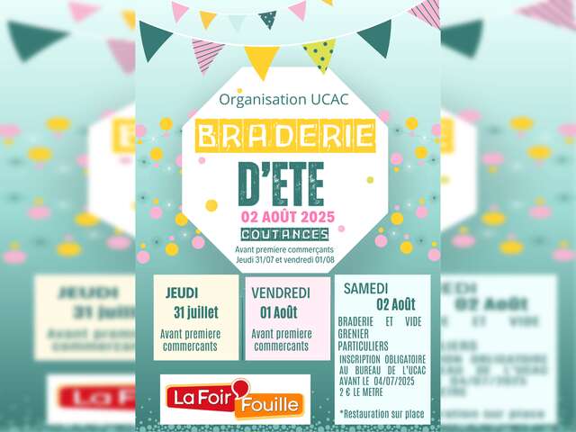 Braderie d'été et vide-greniers