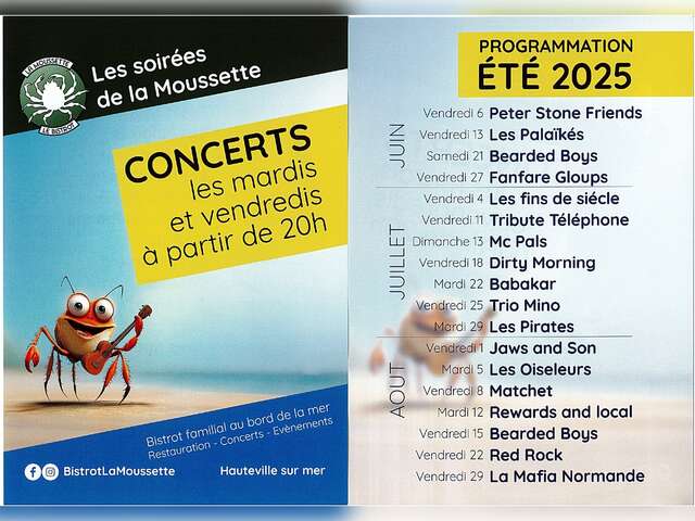 Concert à la Moussette : MC Pals