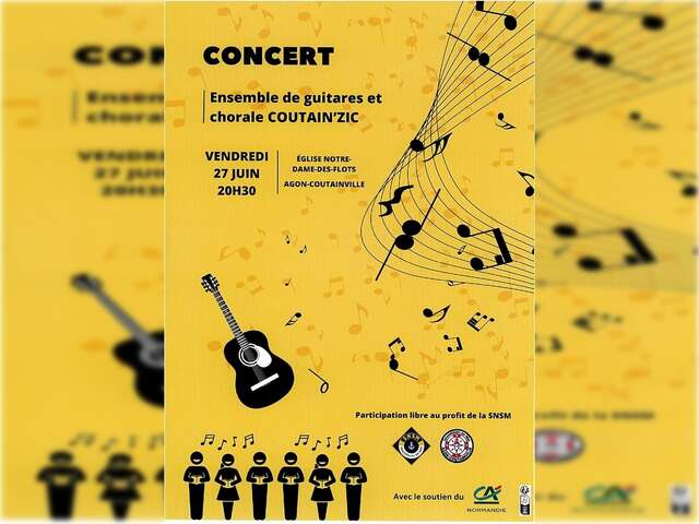 Concert : Coutain'Zic, ensemble de chorale et guitares